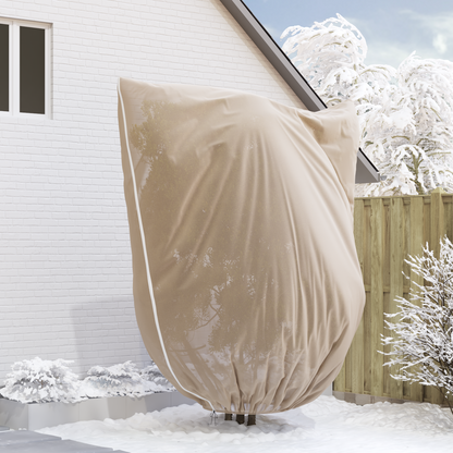 Frost Protection Plant Fleece Covers 3 pcs Beige 3.5 x 2.5 m