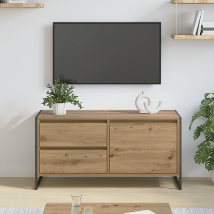 TV Cabinet Artisian Oak 100 x 36 x 49.5 cm Engineered Wood