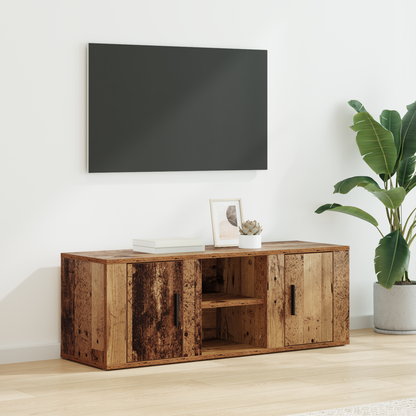 TV Cabinet Old Wood 100 x 31.5 x 35 cm Engineered Wood