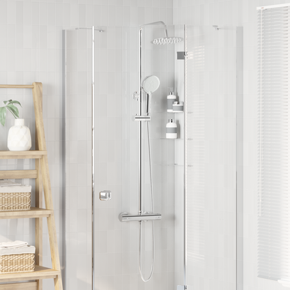 Thermostatic Shower System Set Chrome SS201
