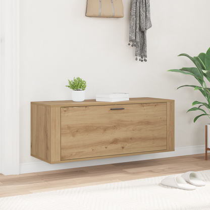 Shoe Cabinet Artisan oak 100 x 35 x 38 cm Engineered wood