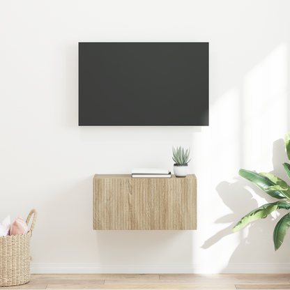 TV Wall Cabinet Sonoma 60 x 31 x 29.5 cm Engineered Wood