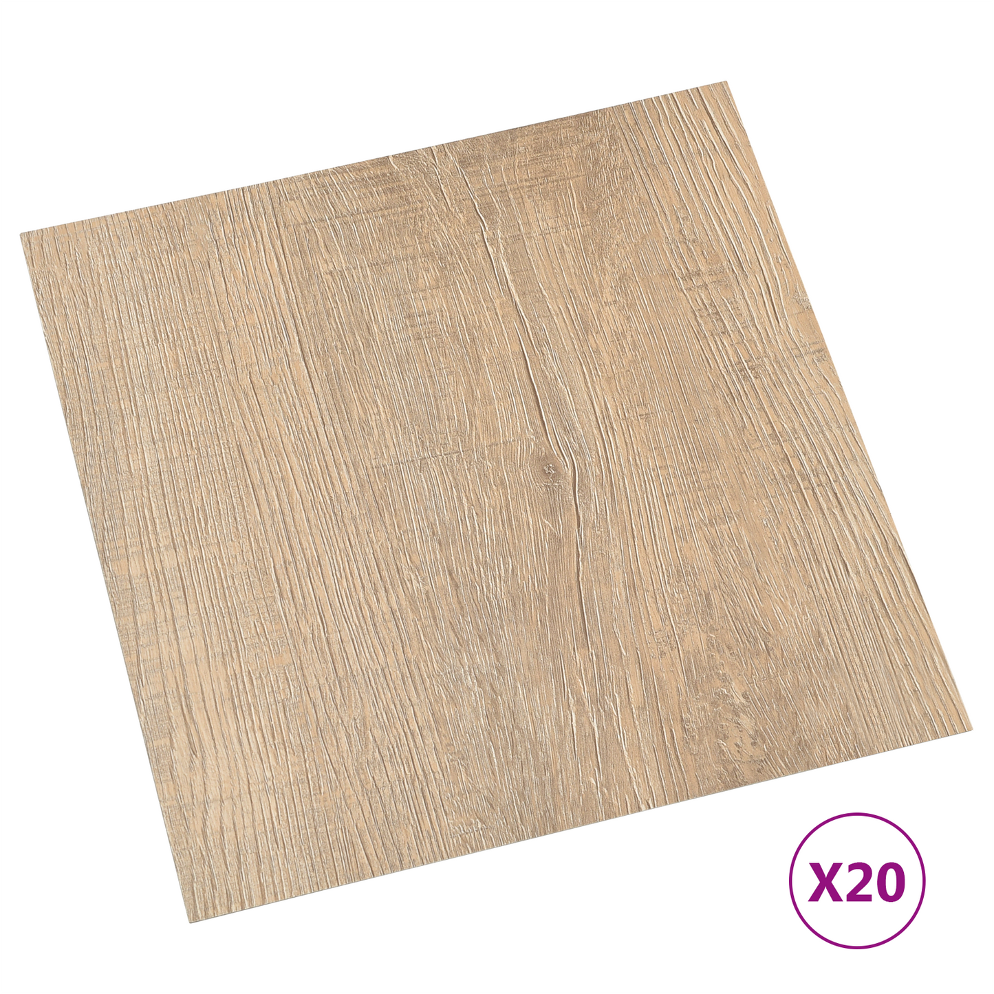 Self-adhesive Flooring Planks 30.5 x 30.5 cm 20 pcs PVC