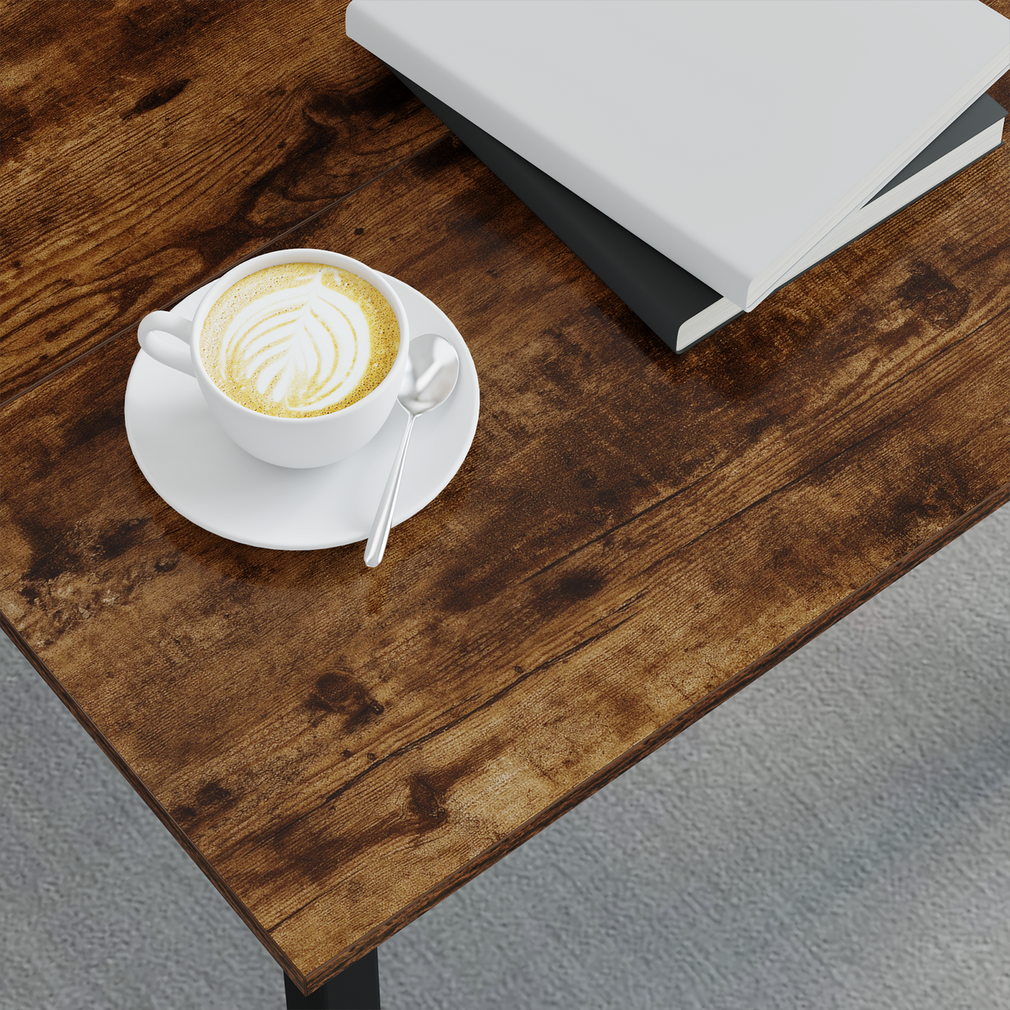 Coffee Table Smoke Oak 60 x 60 x 36 cm Engineered Wood