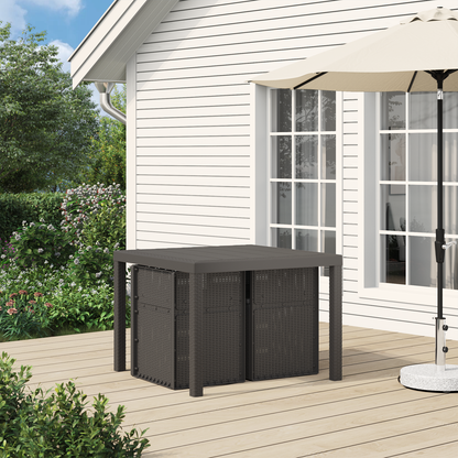 Garden Dining Chairs 2 pcs Light Grey PP