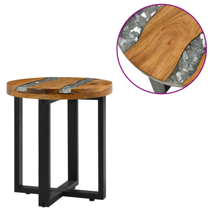Coffee Table Brown 40 x 40 x 45 cm Solid Teak Wood