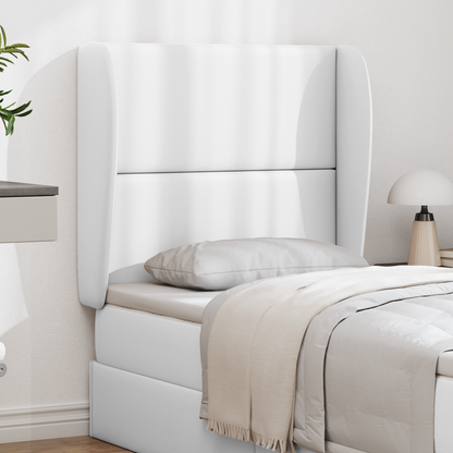 Headboard Ear White 80 x 23 x 6 cm PVC