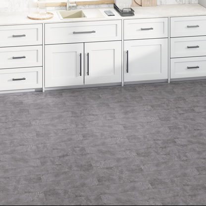 Flooring Planks 36 pcs Concrete Grey 5.02 m² PVC