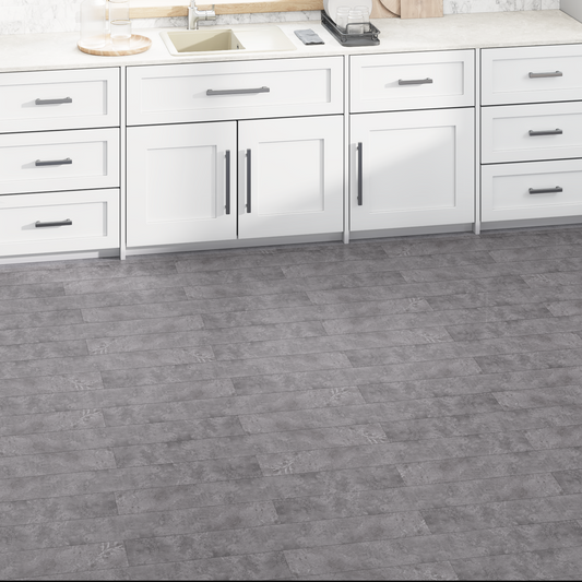 Flooring Planks 36 pcs Concrete Grey 5.02 m² PVC