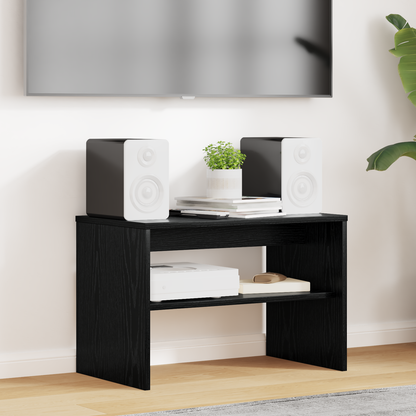 TV Cabinet Black Oak 60 x 35 x 40 cm Engineered Wood
