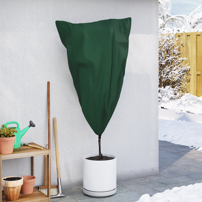 Frost Protection Plant Fleece Covers 10 pcs Green 0.8 x 1.2 m