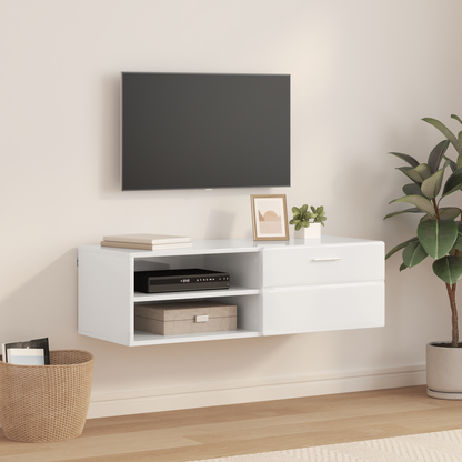 Wooden Cabinet Concrete Grey 100.5 x 39 x 30 cm Engineered Wood