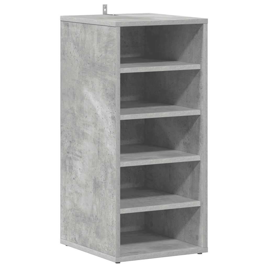 Shoe Cabinets 2 pcs Concrete Grey 31.5x35x70 cm Engineered Wood