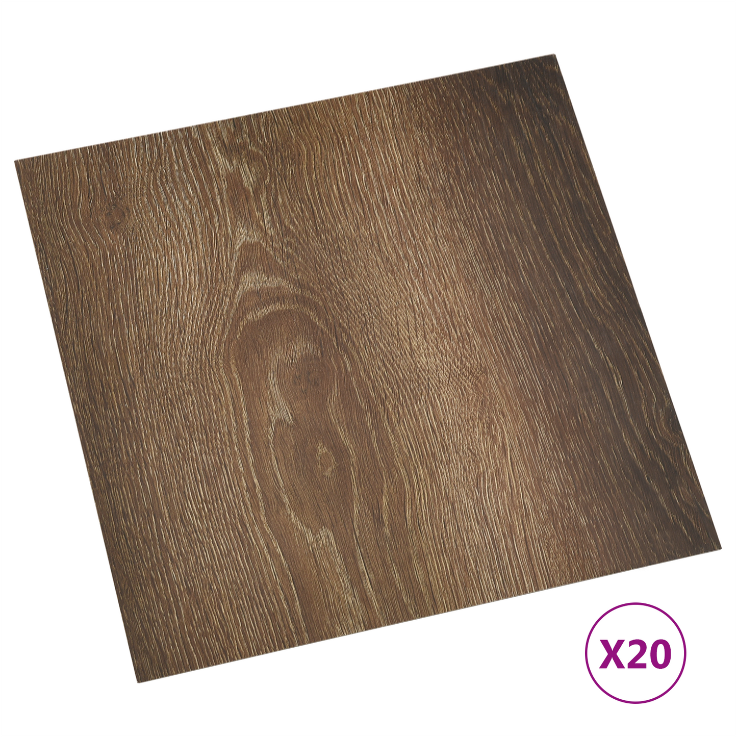 Self-adhesive Flooring Planks 30.5 x 30.5 cm 20 pcs PVC
