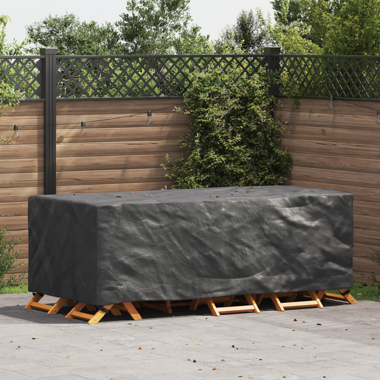Furniture Cover Plain Black 229 x 113 x 73 cm 210D