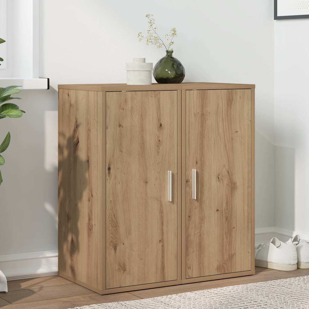Shoe Cabinets 2 pcs Artisan Oak 32x35x70 cm Engineered Wood