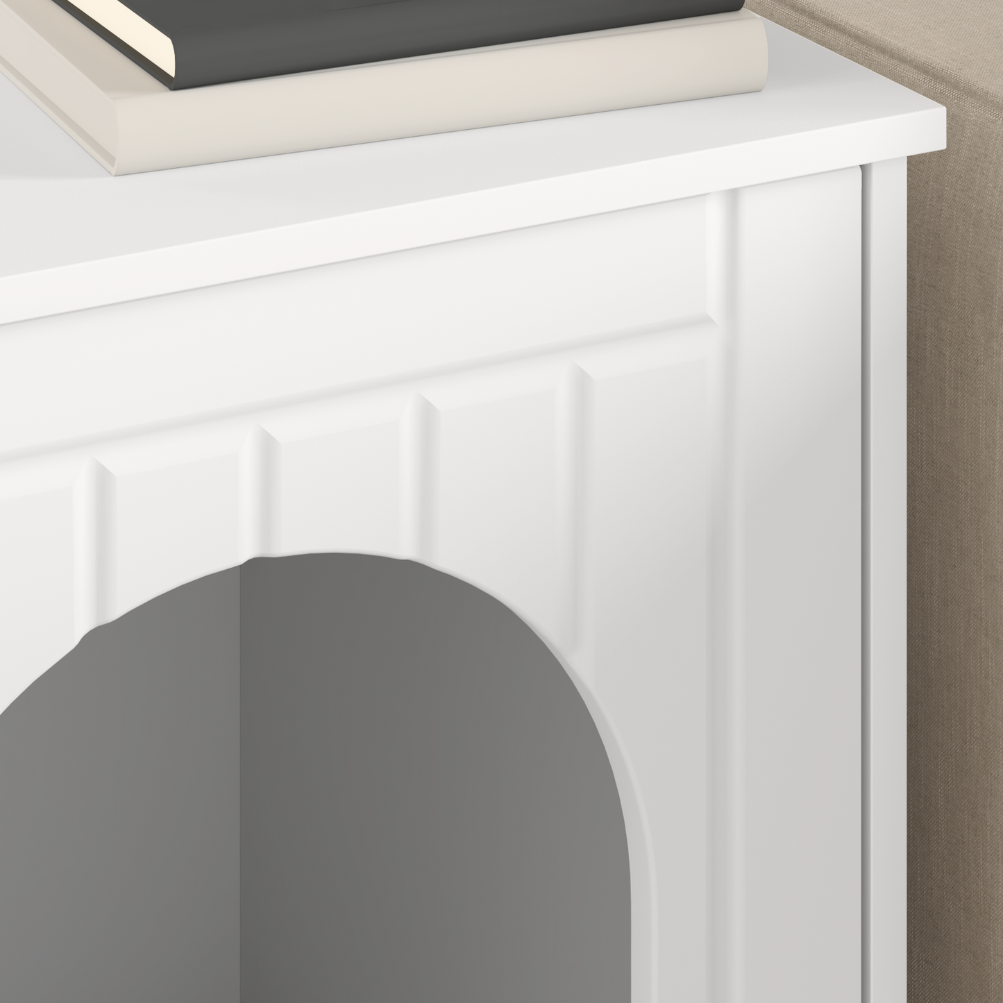 Cat House White 53 x 52 x 62 cm Engineered Wood
