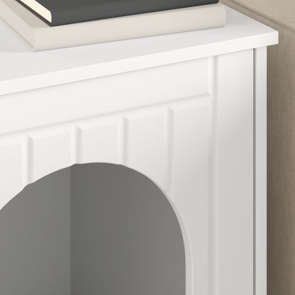 Cat House White 53 x 52 x 62 cm Engineered Wood