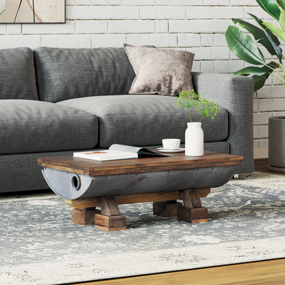 Coffee Table Natural 90 x 50 x 35 cm Wood