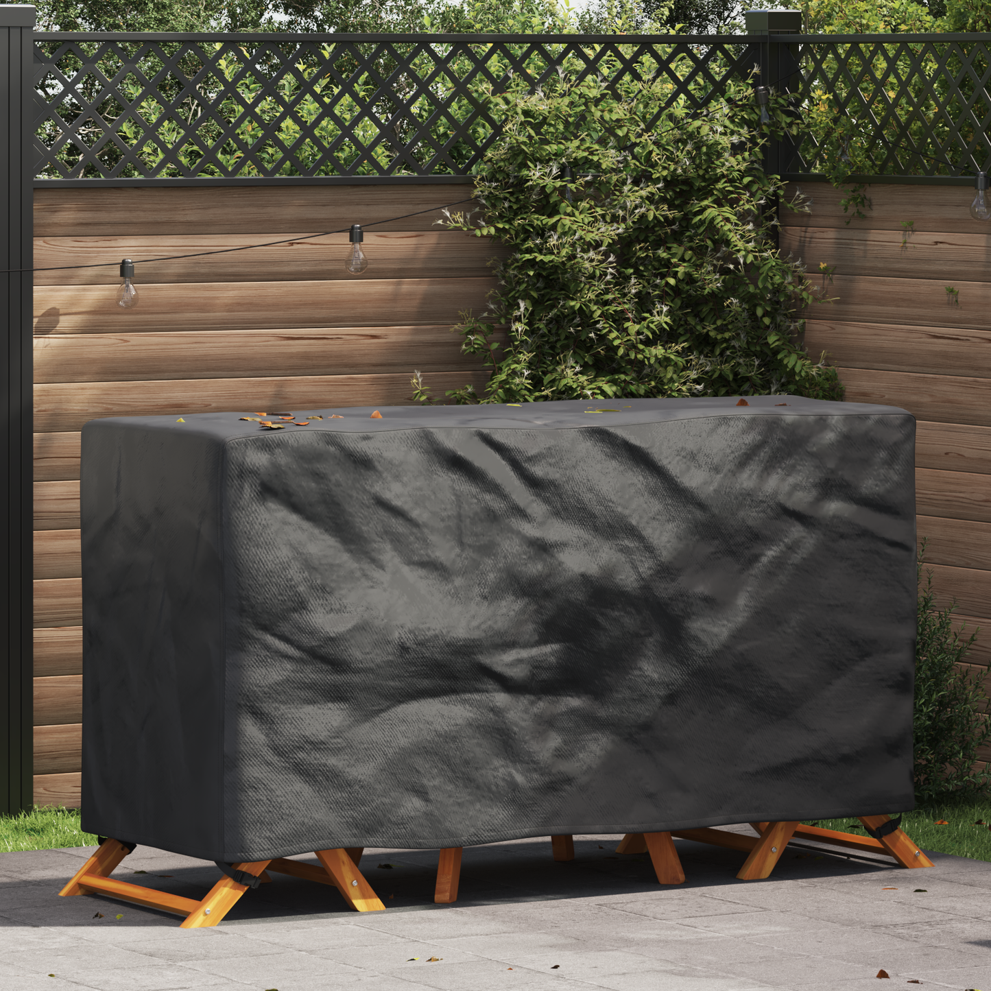 Furniture Cover Plain Black 180 x 70 x 90 cm 420D