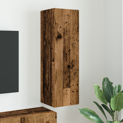 TV Wall Cabinet Old Wood 30 x 31 x 100 cm Engineered Wood