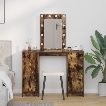 Dressing Table Brown 102 x 33 x 135 cm Engineered Wood