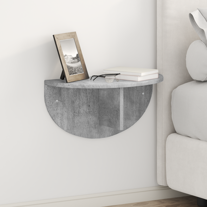 Wall Shelf Concrete Grey 48 x 24 x 24 cm Engineered Wood