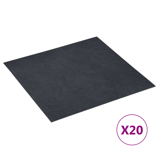 Self-adhesive Flooring Planks 30.5 x 30.5 cm 20 pcs PVC