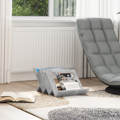 Magazine Rack Concerte Grey 53 x 40 x 28.5 cm Engineered Wood
