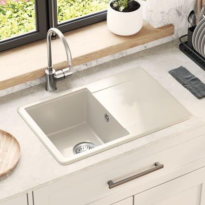 Sink Beige 670 x 460 mm 80% Quartz and 20% Resin