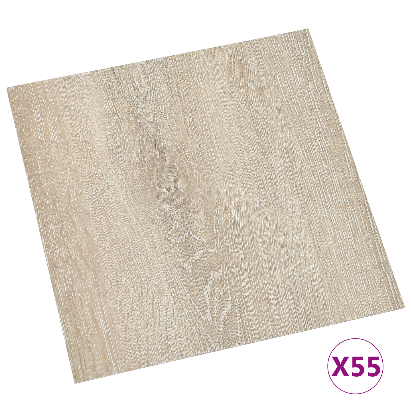 Flooring Planks 55 pcs Beige 5.11 m² PVC