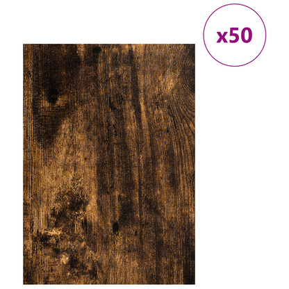 Decor Panels 50 pcs Smoked Oak 30 x 42 x 0.27 cm