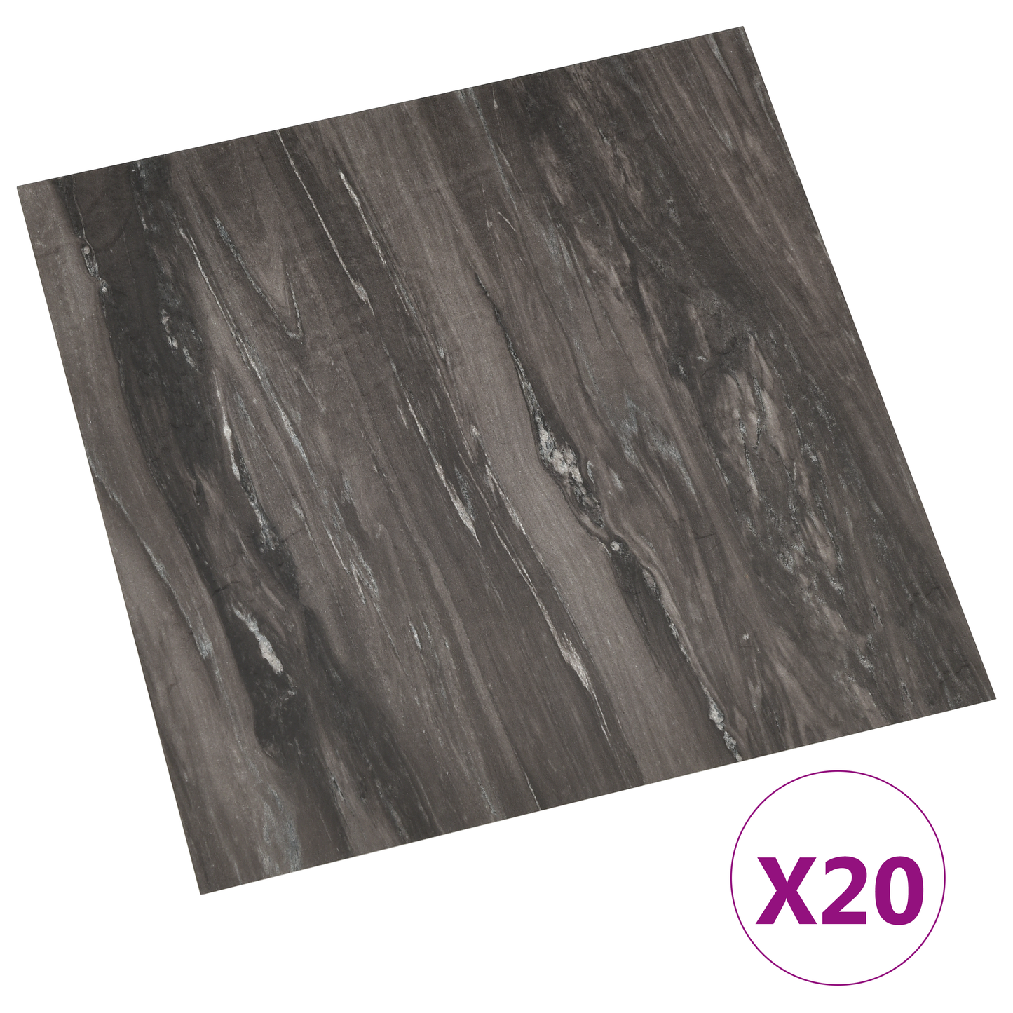 Self-adhesive Flooring Planks 30.5 x 30.5 cm 20 pcs PVC