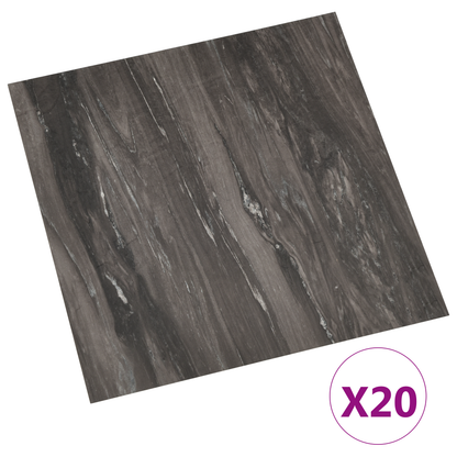 Self-adhesive Flooring Planks 30.5 x 30.5 cm 20 pcs PVC