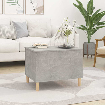 Coffee Table Concrete Grey 60x44,5x45 cm Engineered Wood