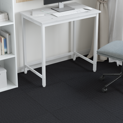 Carpet Tile Dark Grey 50 x 50 cm 36 pcs PP and Bitumen