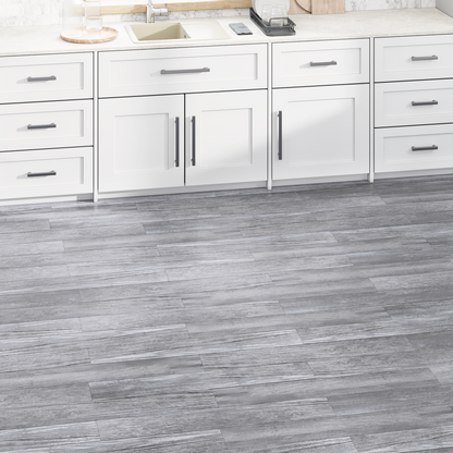 Flooring Planks 5.02 m² 36 pcs PVC Matte wood grey