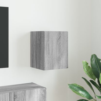 TV Wall Cabinet Grey Sonoma 30 x 31 x 40 cm Engineered Wood