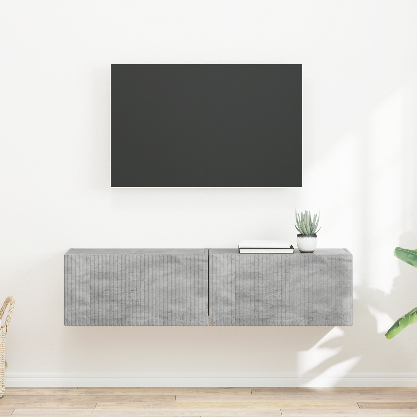 TV Wall Cabinet Wall-mounted 2 pcs Concerte 60 x 31 x 29.5 cm