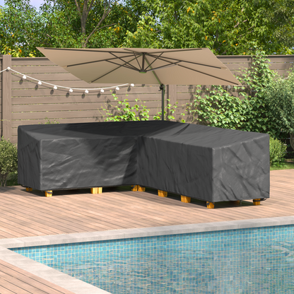 Furniture Cover Black 286 x 222 x 80 cm