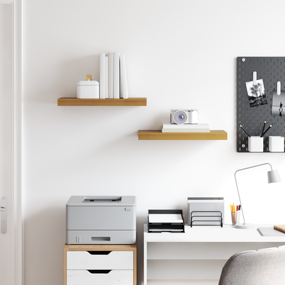 Wall Shelf 2 pcs Beige 50 x 23 x 4 cm Engineered Wood