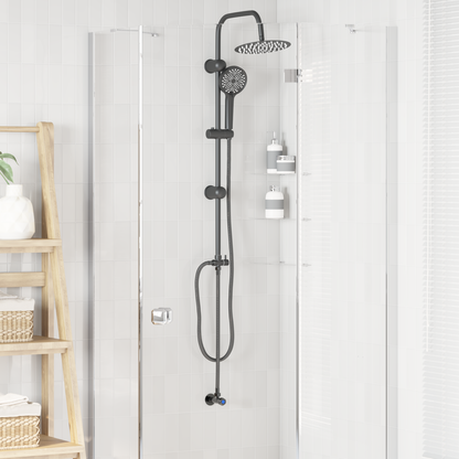 Shower System Black 47 x 20 x 95 cm Stainless Steel