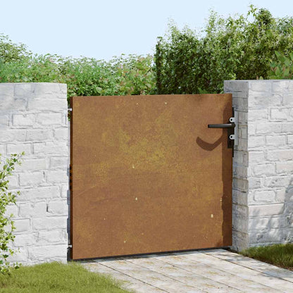 Garden Gate 85x125 cm Corten Steel Square Design