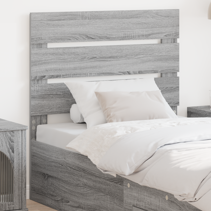 Headboard Grey Sonoma Engineered Wood