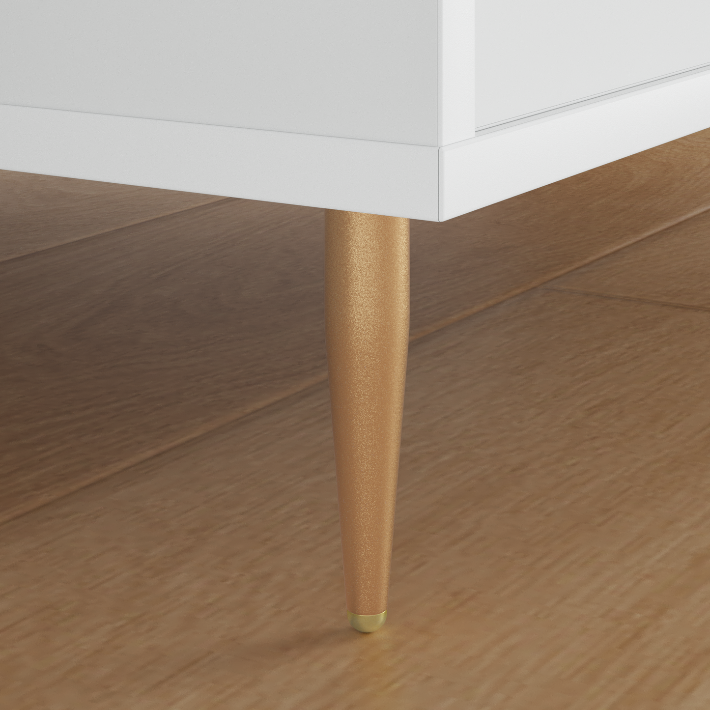 Standing Feet 2 pcs Gold 98 x 40 mm Iron