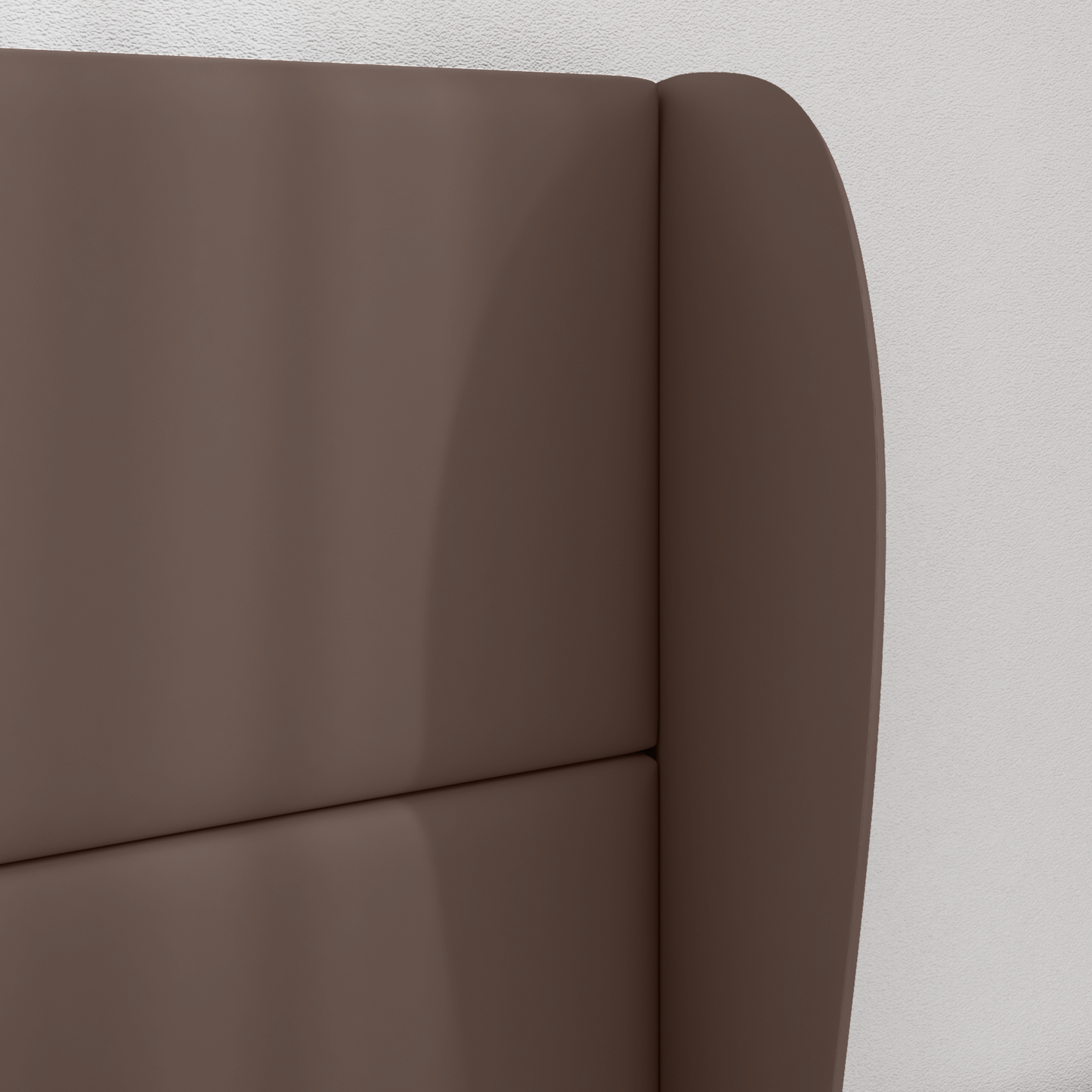 Headboard Ear Tan 80 x 23 x 6 cm PVC