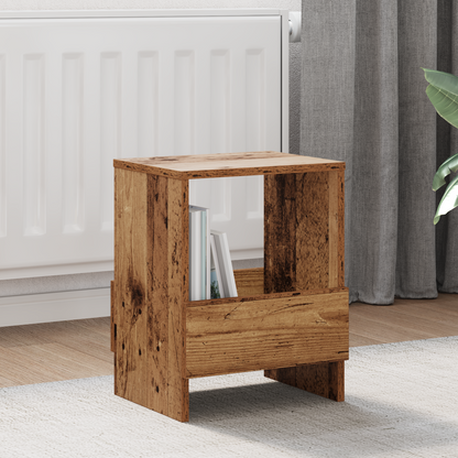 Magazine Rack 2 pcs Old Wood 35 x 30 x 45 cm