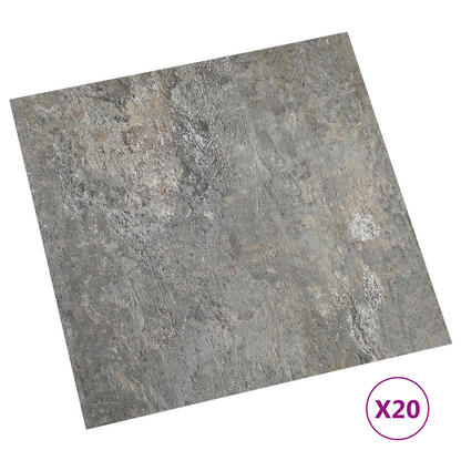 Self-adhesive Flooring Planks 30.5 x 30.5 cm 20 pcs PVC Stones