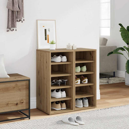 Shoe Cabinets 2 pcs Artisan Oak 32x35x70 cm Engineered Wood