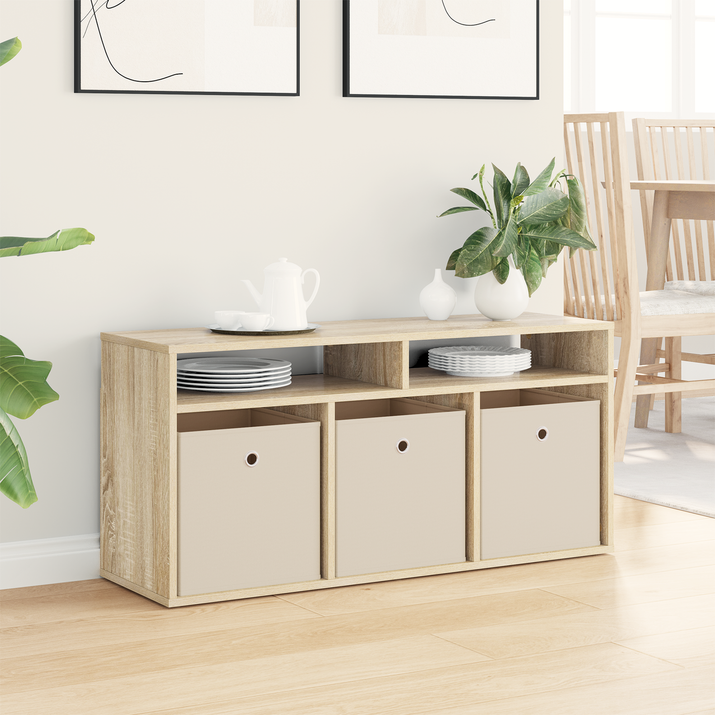 Lowboard with Drawer Sonoma Oak 102 x 32 x 48.5 cm